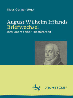 cover image of August Wilhelm Ifflands Briefwechsel